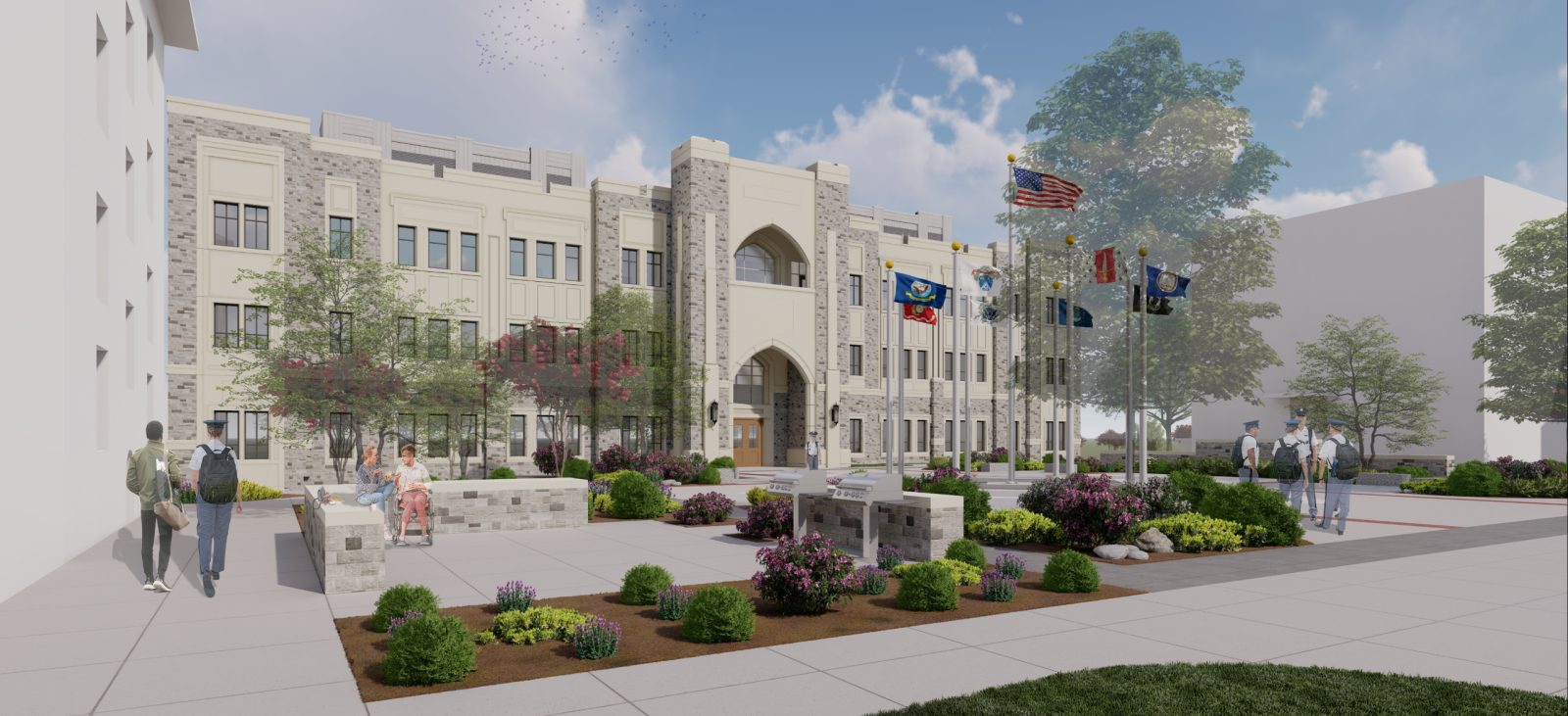 Corps Leadership and Military Science Building Division of Campus